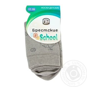 Носки Брестские School детские р.17-18 - купить, цены на МегаМаркет - фото 1