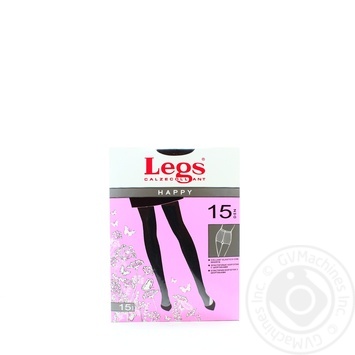 Колготи Legs Happy жіночі неро XL 15ден №5