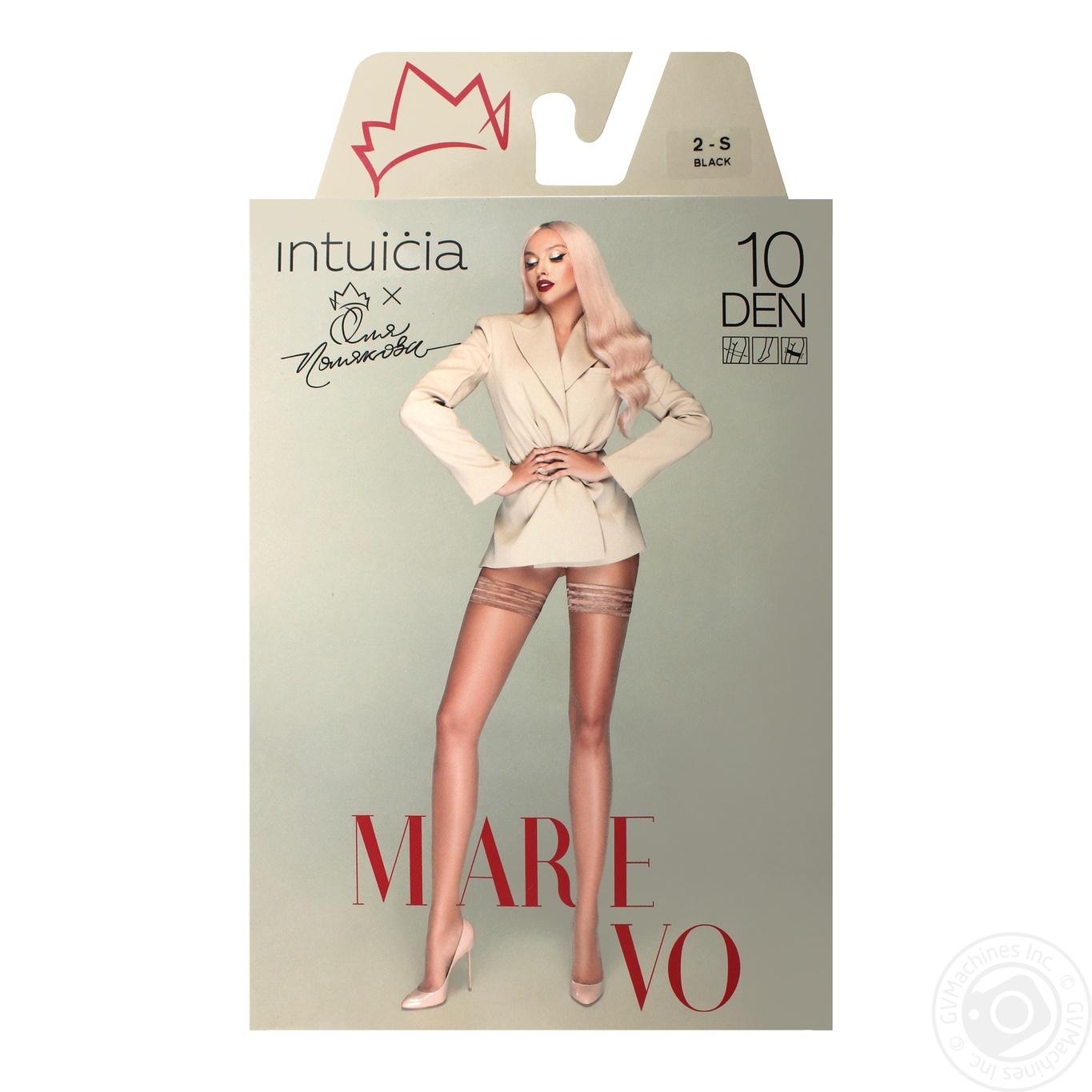 

Панчохи Інтуіція №1 MAREVO 10 2 ЧОРНИЙ