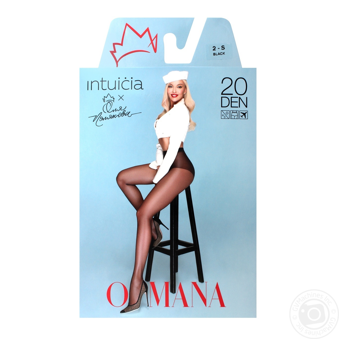 

Колготы Intuicia Omana женские черные 20ден 2р