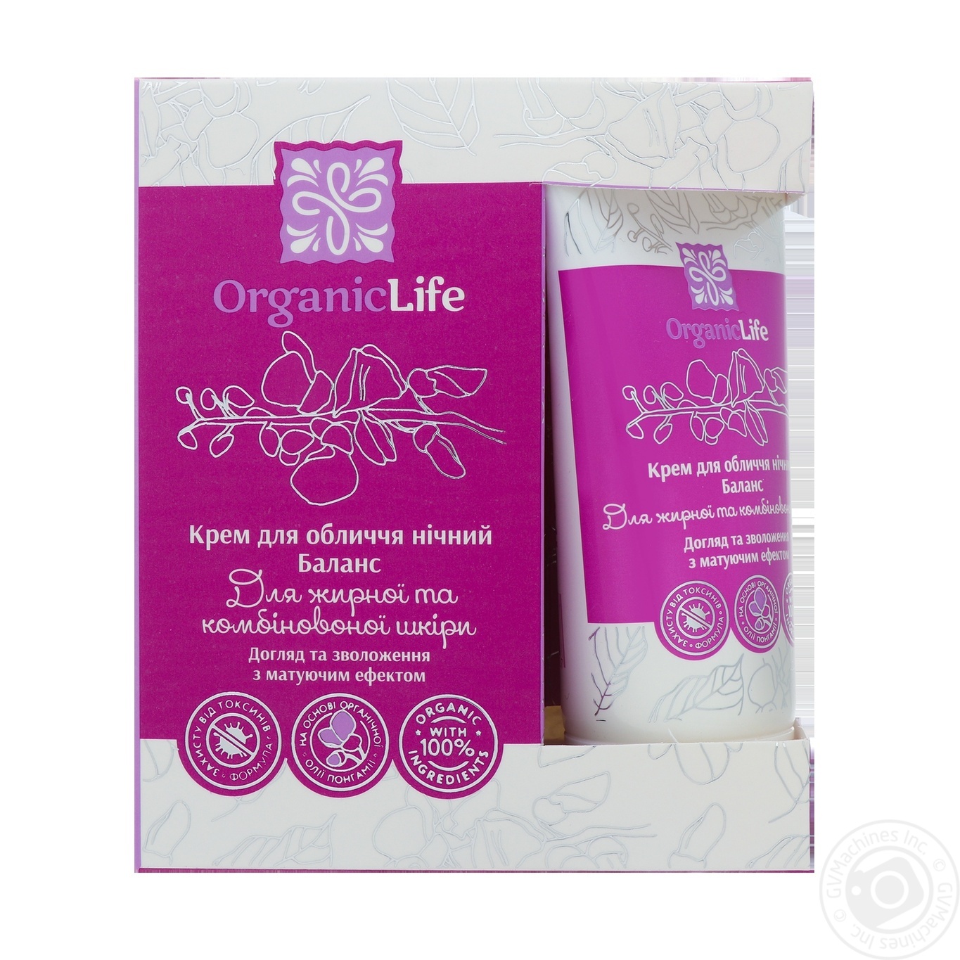 

Крем Organic Life д/обличчя нічний Баланс 50мл х12