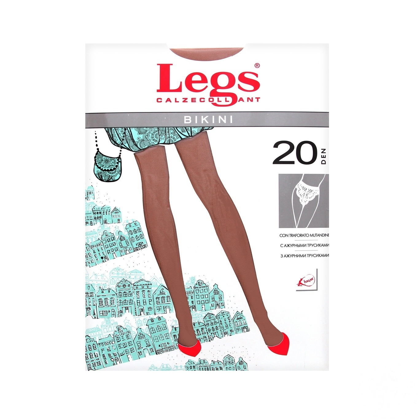 

Колготы Legs Bikini женские naturale 20ден 4р