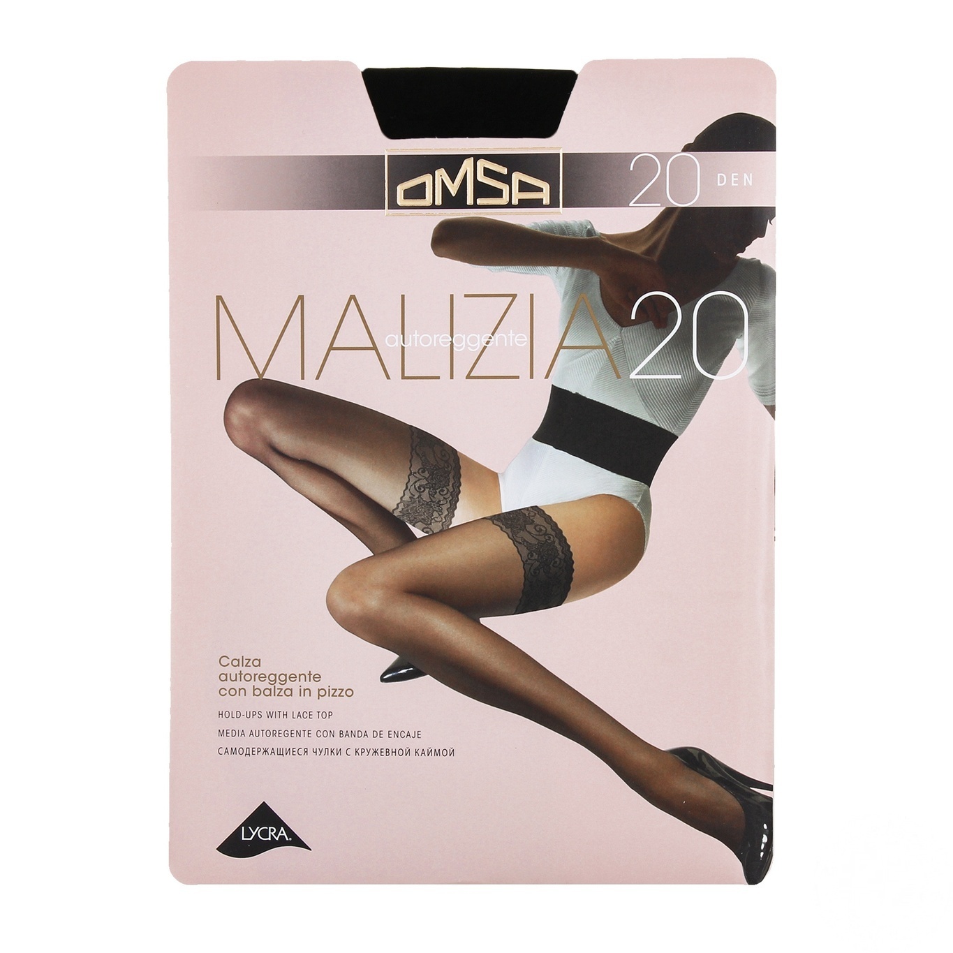 

Чулки Omsa Malizia 20Den женские р.2 Nero