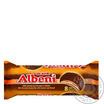 candy bar ulker biscuit caramel 344g - buy, prices for - photo 1
