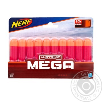 Набор дартсов Hasbro Nerf Мега 10шт - купить, цены на КОСМОС - фото 1