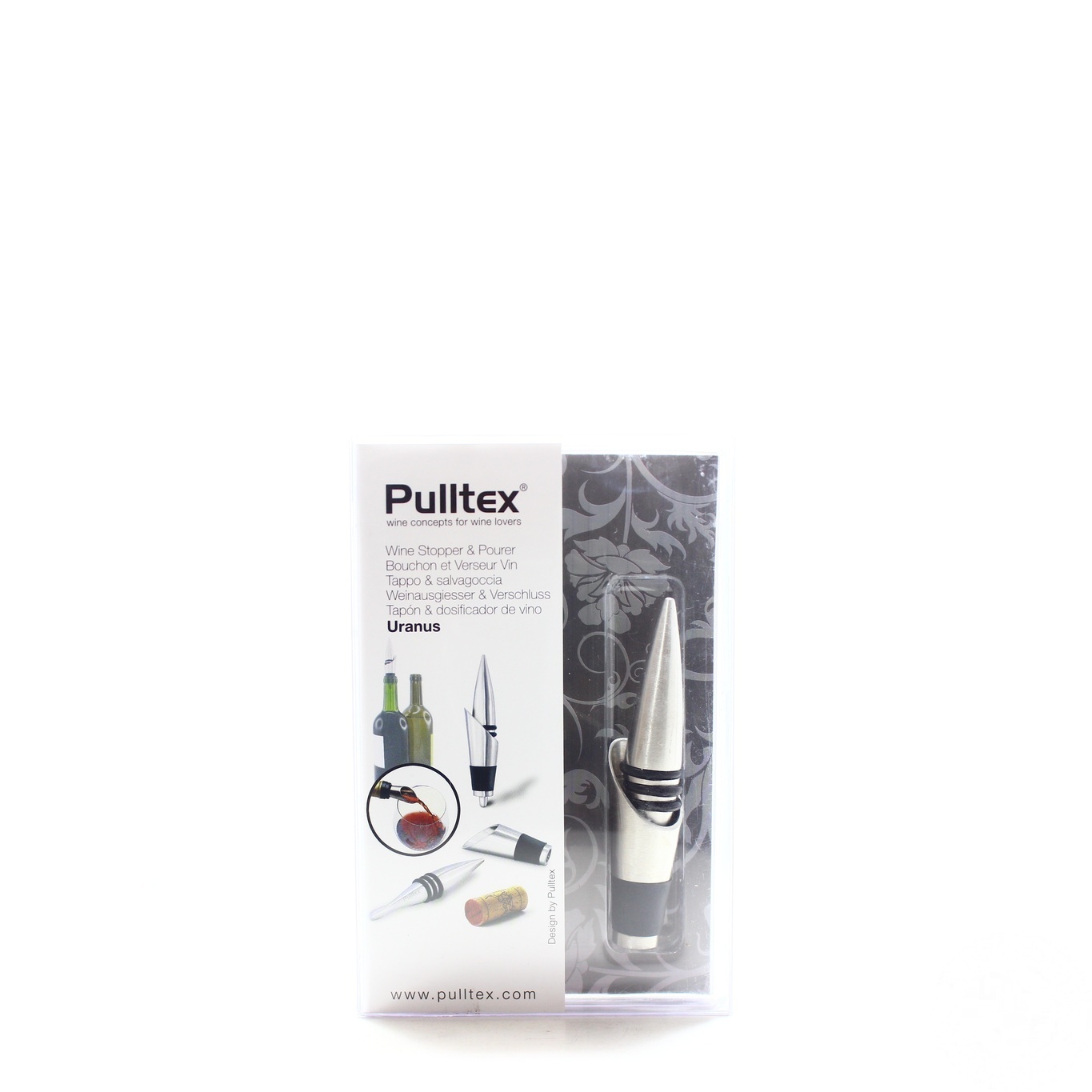 

Пробка Pulltex Uranus с воронкой для бутылки вина из нержавеющей стали