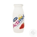 Продукт кисломолочный Danone Актимель Клубника 1,5% 100г