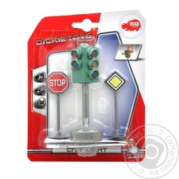 Dickie Toys Traffic Light and Road Signs Play Set - buy, prices for MegaMarket - photo 1