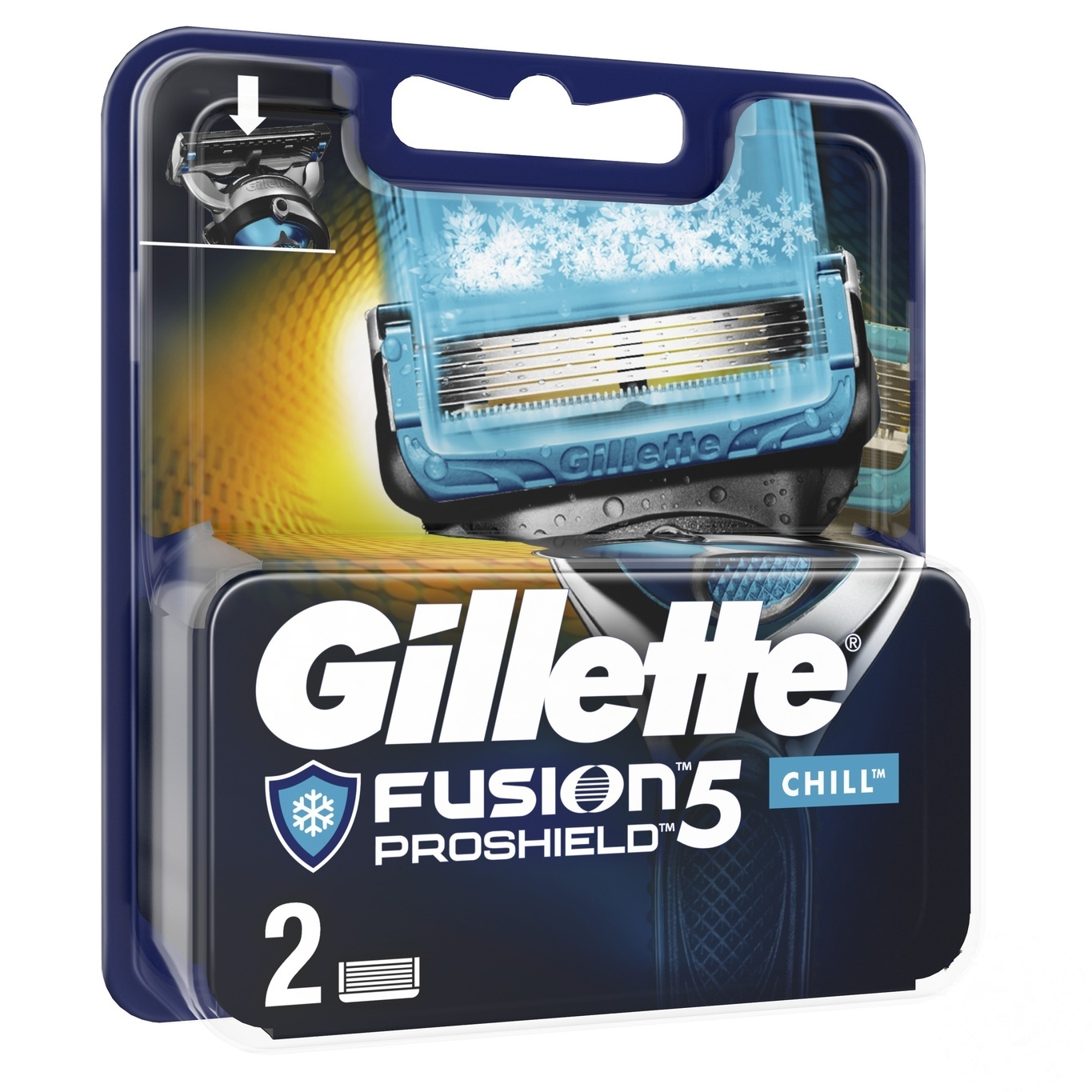 

Кассеты для бритья Gillette Fusion5 ProShield Chill сменные 2шт