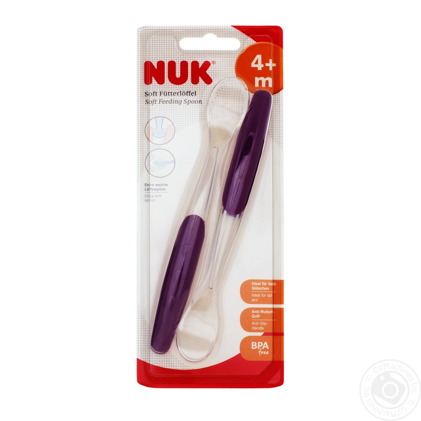 

Ложка м'яка NUK д/корм. EasyLearning 4 міс.+2 шт. 10255065