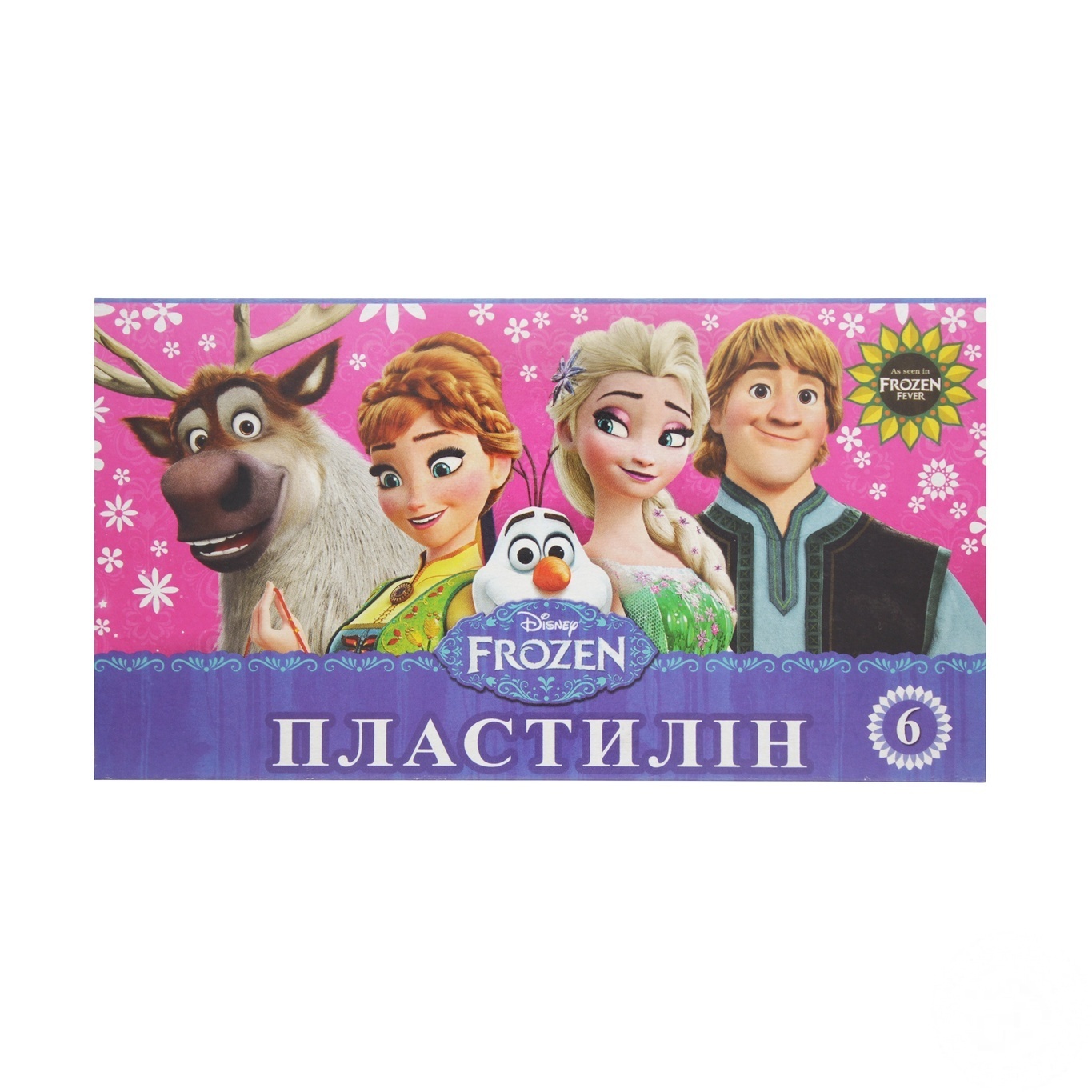 

Пластилин Мицар Frozen 6 цветов 105г Ц558010У