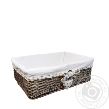 Natural House Wicker Rectangular Dark Basket 48x33x16cm - buy, prices for - photo 2