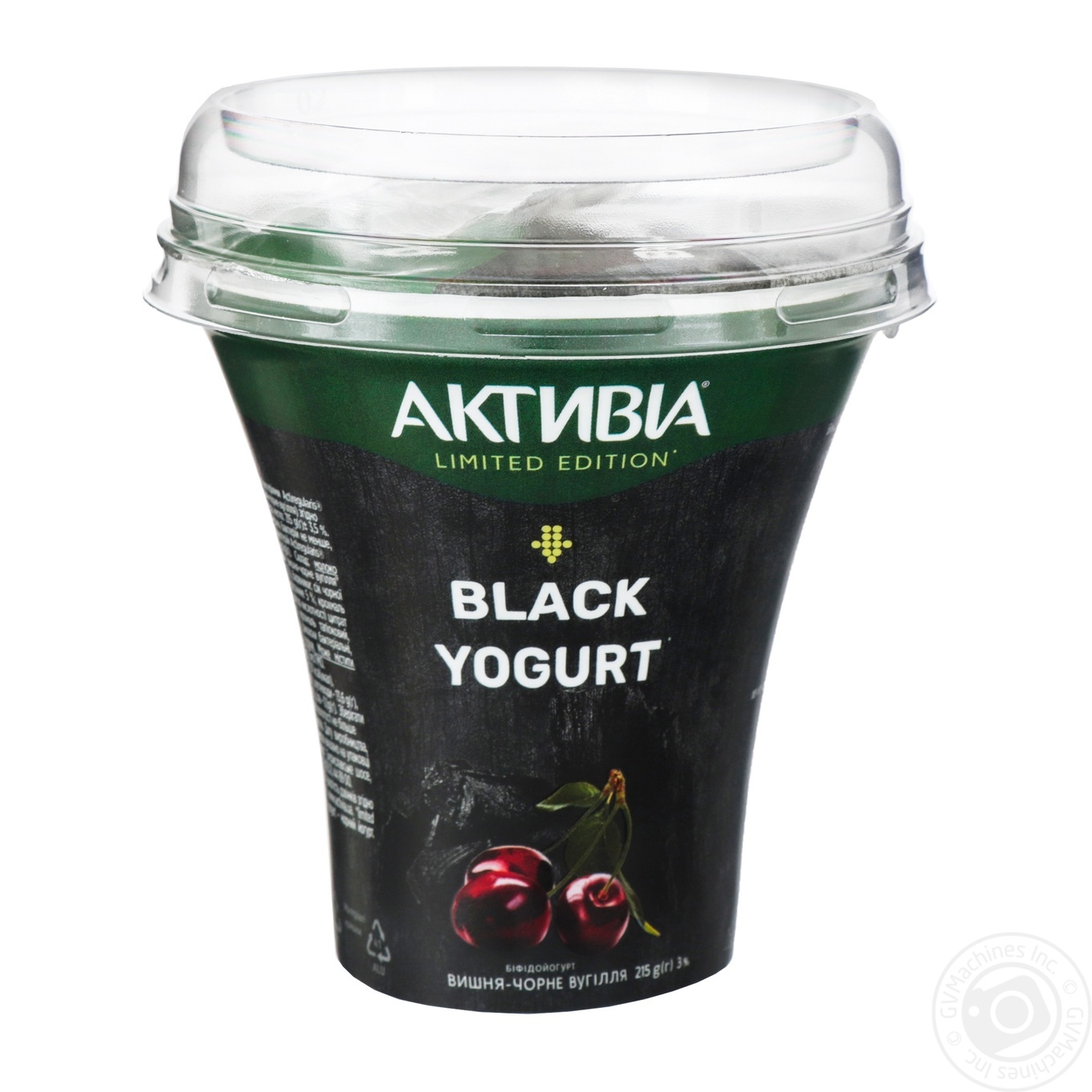 

Бифидойогурт Danone Активиа вишня-черный уголь 3% 215г