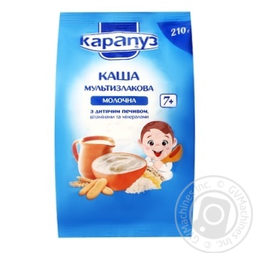 Karapuz Multigrain Milk Porridge 7+ 210g - buy, prices for ULTRAMARKET - photo 1