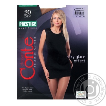 Колготи жiночi Conte Prestige 20ден р.3 Natural - купити, ціни на ULTRAMARKET - фото 6