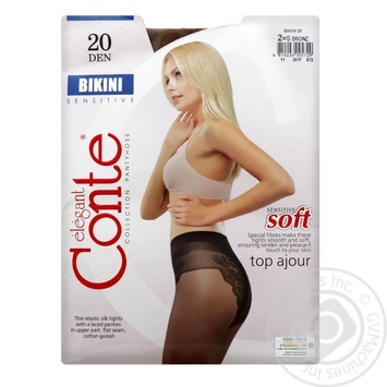 Conte Bikini 20den Tights size 2 Bronz - buy, prices for - photo 12
