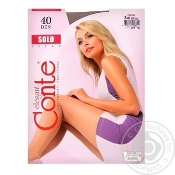 Conte Solo Bronz Tights 40 den Size 3 - buy, prices for ULTRAMARKET - photo 4