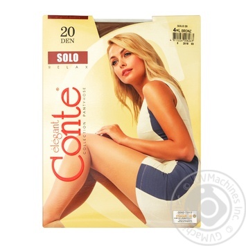 Колготи жіночі Conte Solo Bronz 20ден р.4 Bronz - купити, ціни на ULTRAMARKET - фото 6