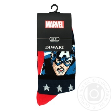 Diwari Marvel Dark-Blue Men's Socks Size 25 - buy, prices for NOVUS - photo 4