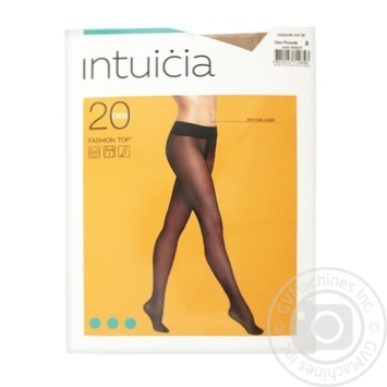 Intuyitsiya Fashion Top Women's Tights 20 den 3 beige - buy, prices for - photo 1