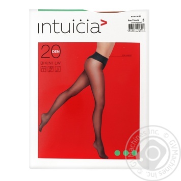 Intuicia Bikini LW Vizone Women's Tights 20den 3s - buy, prices for MegaMarket - photo 1