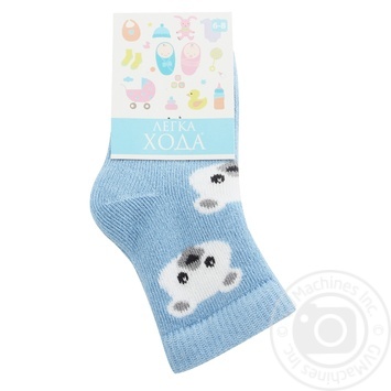 Legka Choda Blue Children's Socks 6-8s - buy, prices for ULTRAMARKET - photo 1