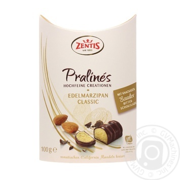 Zentis Marzipan with Praline Ecuadorian Chocolate 100g - buy, prices for MegaMarket - photo 1