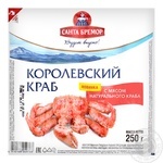 Палички крабові Королевский краб імітація з м'ясом краба пастеризовані охолоджені Санта Бремор 250 г