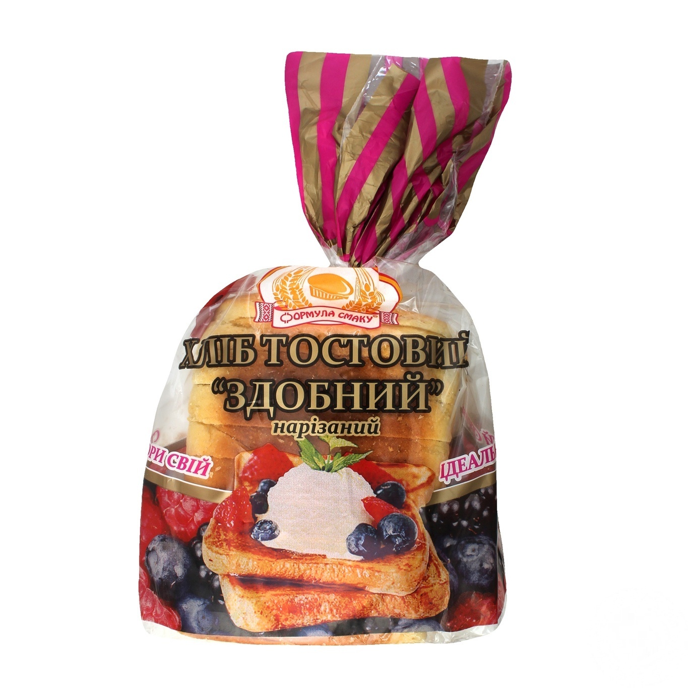 

Хлеб Формула вкуса тостовый сдобный нарезанный 250г