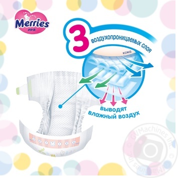 Merries Panties-Diapers XL 12-22kg 38pcs - buy, prices for COSMOS - photo 4