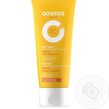 Сонцезахисний крем Cosmia для обличчя spf 30 50мл