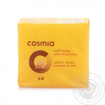 Cosmia Solid Soap with Honey Extract 4pcs*90g - buy, prices for Auchan - photo 1