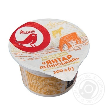 Auchan Processed Cheese 60% 100g - buy, prices for Auchan - photo 1