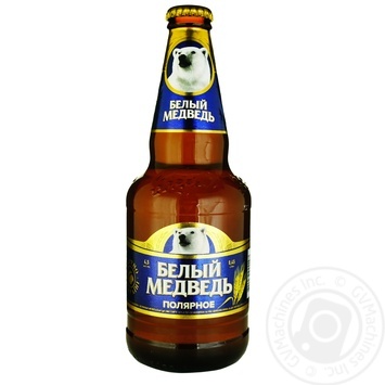 White Bear Beer Polar Beer 4.5% 0.45l - buy, prices for Chudo Market - photo 1