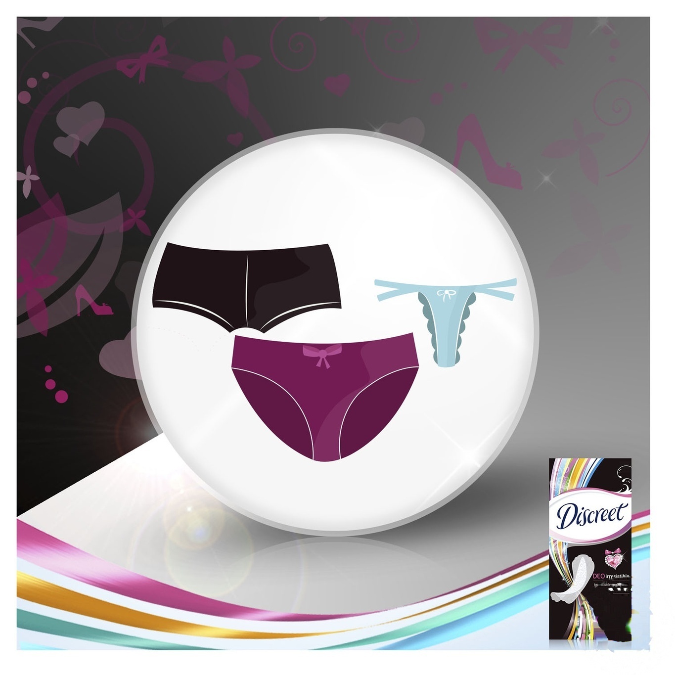 

Ежедневные прокладки Discreet Deo Irresistible Multiform 60шт