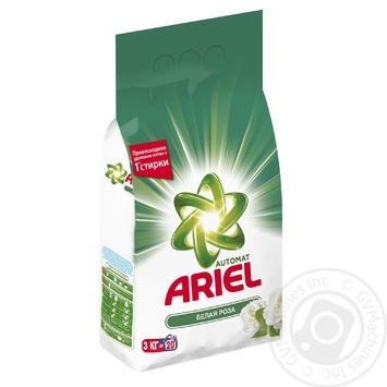 Laundry detergent powder Ariel White rose 3000g - buy, prices for - photo 4