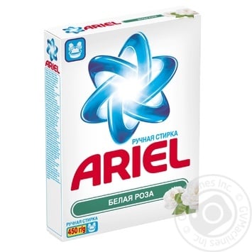 Laundry detergent powder Ariel White rose for hand laundry 450g - buy, prices for NOVUS - photo 2