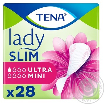 Прокладки урологические Tena Lady Slim Ultra Mini женские 28 шт