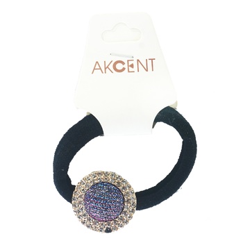 Akcent Elastic Band For Hair With Decoration - buy, prices for Auchan - photo 1