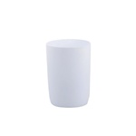 Auchan glass plastic white 9.7cm