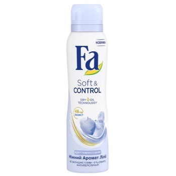 Fa Soft & Control Antiperspirant Gentle aroma of lily 150ml - buy, prices for ULTRAMARKET - photo 1