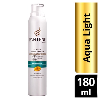 Воздушная пенка Pantene Pro-V Aqua Light 180мл - купить, цены на NOVUS - фото 2