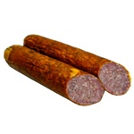 Salami sausage with pepper