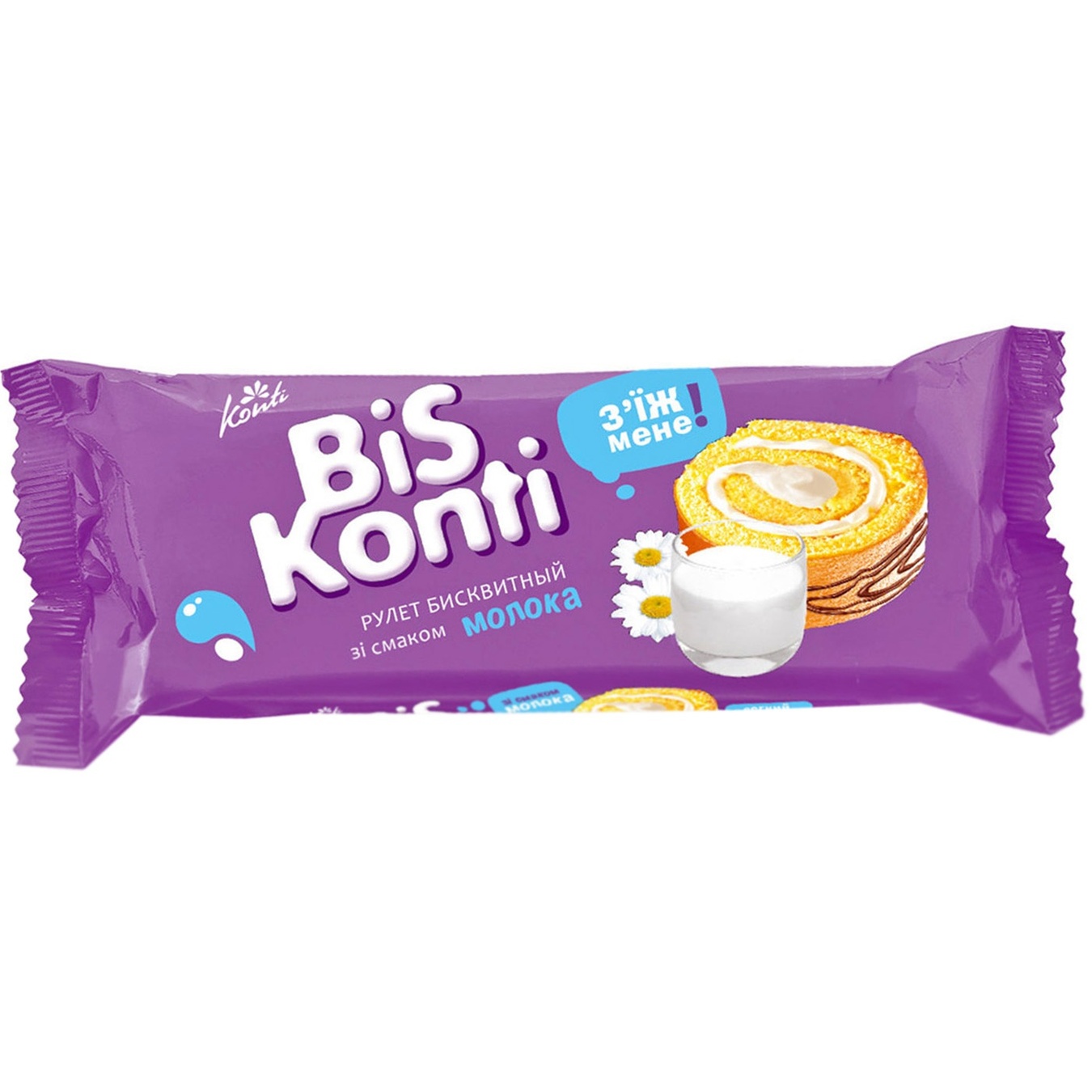 

Рулет Конти BisKonti Молоко 175г