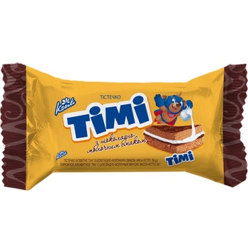 Konti Timi Cake with Chocolate-Milk Flavor 50g - buy, prices for NOVUS - photo 1