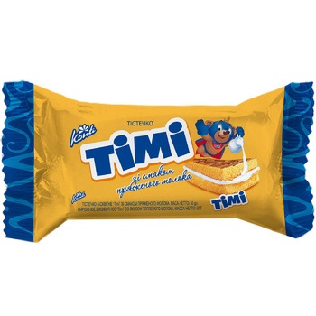 Konti Timi Biscuit Cake with Baked Milk Flavor 50g - buy, prices for Tavria V - photo 1