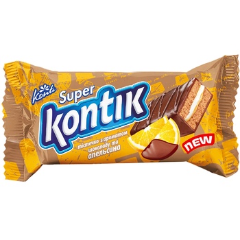 Conti Super Kontik biscuit cake with chocolate and orange flavor 50g - buy, prices for - photo 1
