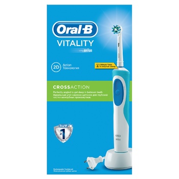 Электрическая зубная щетка Oral-B Vitality Cross Action D12 - купить, цены на - фото 3