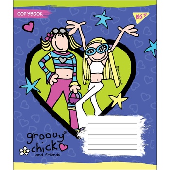 Yes Groovy Chick А5 12 Pages Checkered  School Notebook - buy, prices for NOVUS - photo 5