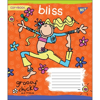 Yes Groovy Chick А5 12 Pages Checkered  School Notebook - buy, prices for NOVUS - photo 3